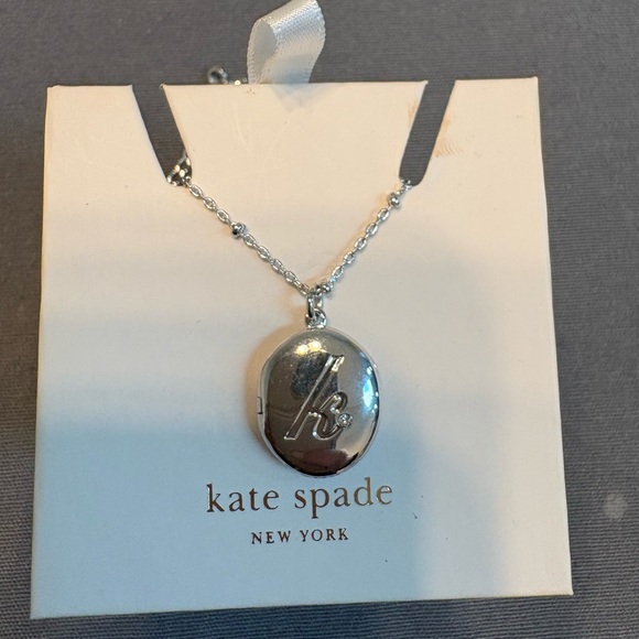 kate spade Jewelry - Kate Spade New York Women’s Initial “K” Locket Pendant Necklace